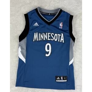 Adidas Minnesota Timberwolves Jersey Kids Small (8) Ricky Rubio #9 Basketball